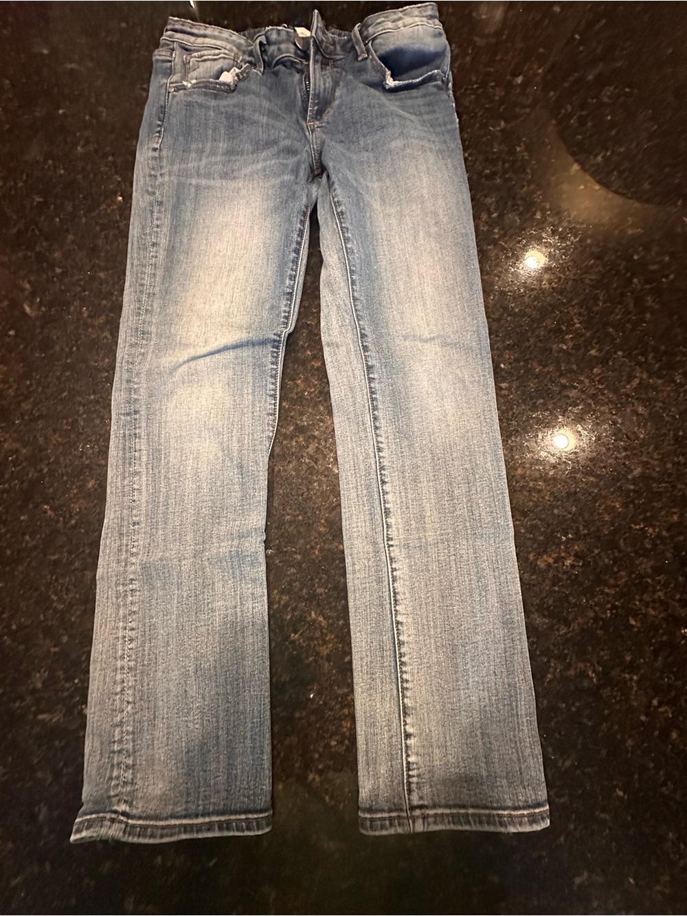 Driftwood Women's Light Wash Straight-Leg slim fit Jeans - Light Blue